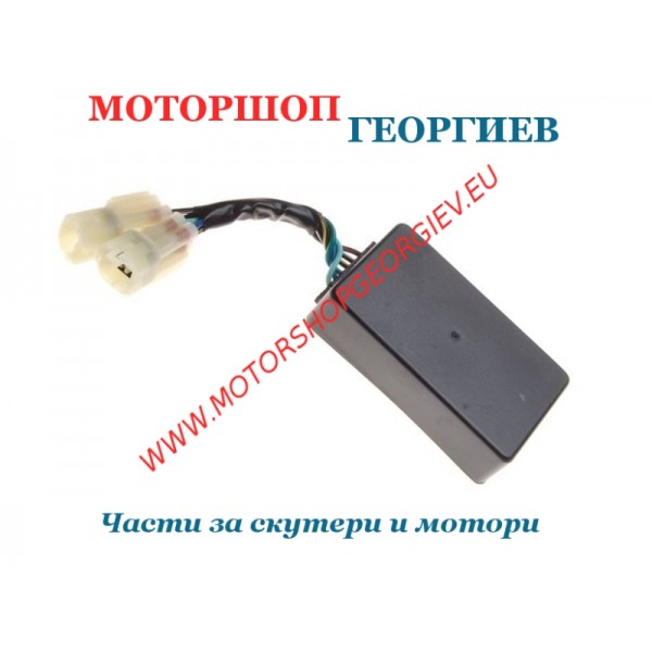 Резервна част Електронно запалване (CDI) Kymco DJ 50 / CX 50 AC, 4 + 2 пина - Електронно запалване (CDI) за KYMCO - Моторшоп Георгиев