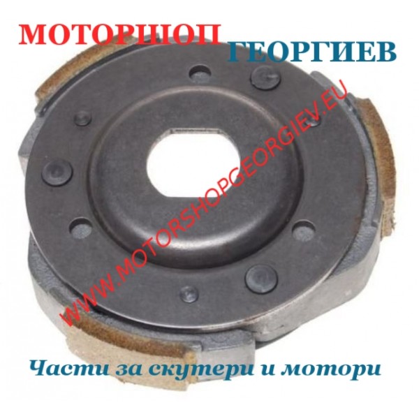 Резервна част Съединител Китайски скутери GY6 4T 125cc 120мм - Съединител за макси скутери - Моторшоп Георгиев